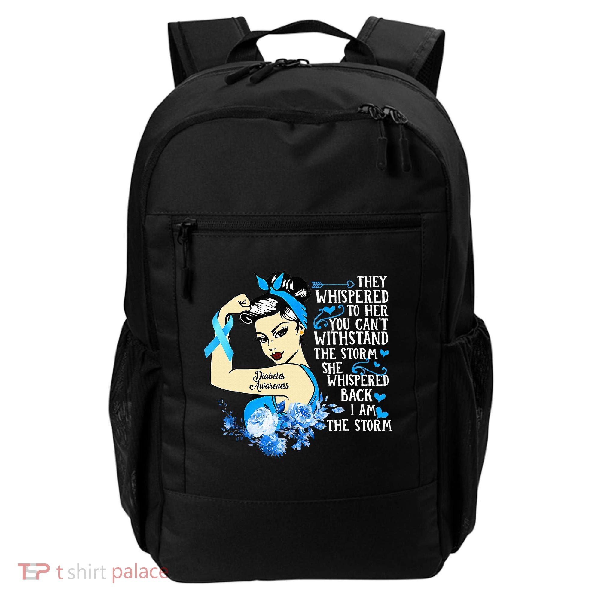 Diabetes Awareness Month For Powerful Warrior Backpack