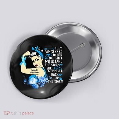 Diabetes Awareness Month For Powerful Warrior Button
