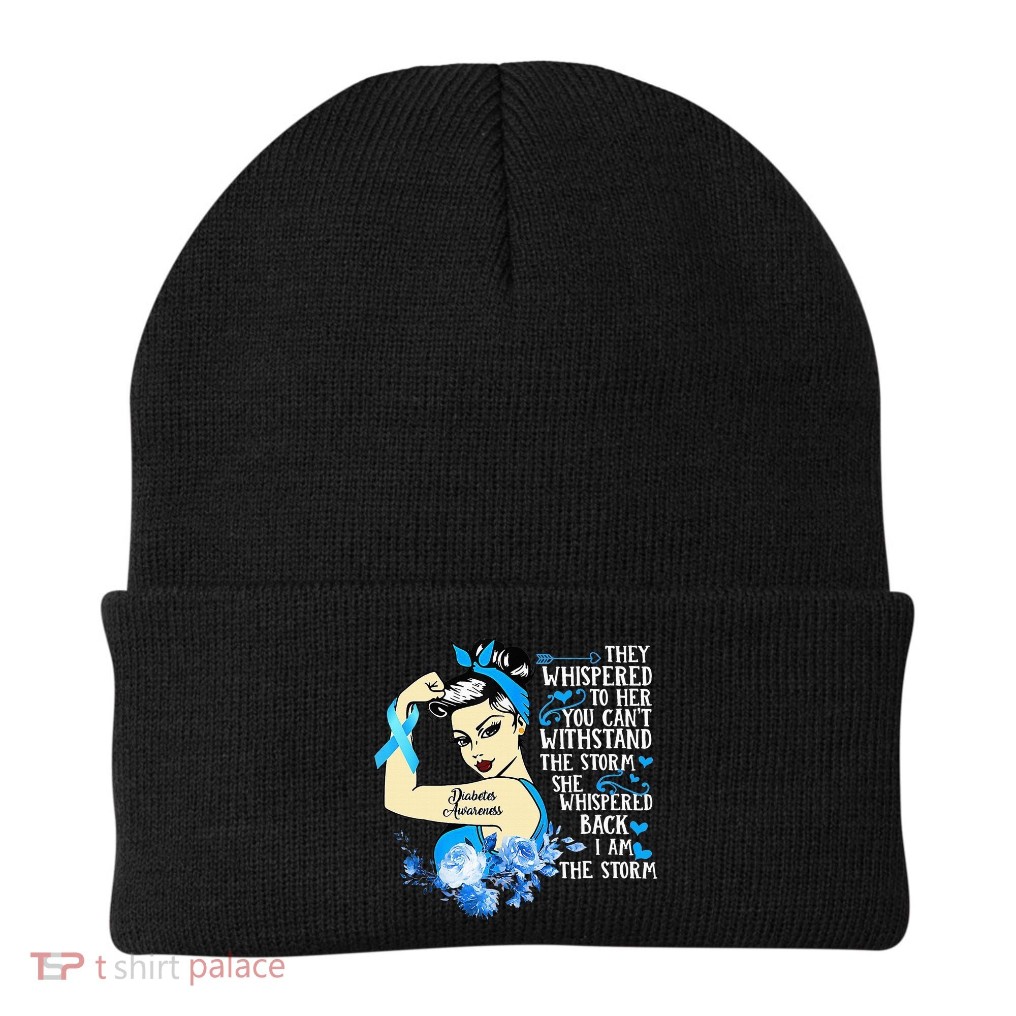 Diabetes Awareness Month For Powerful Warrior Beanie