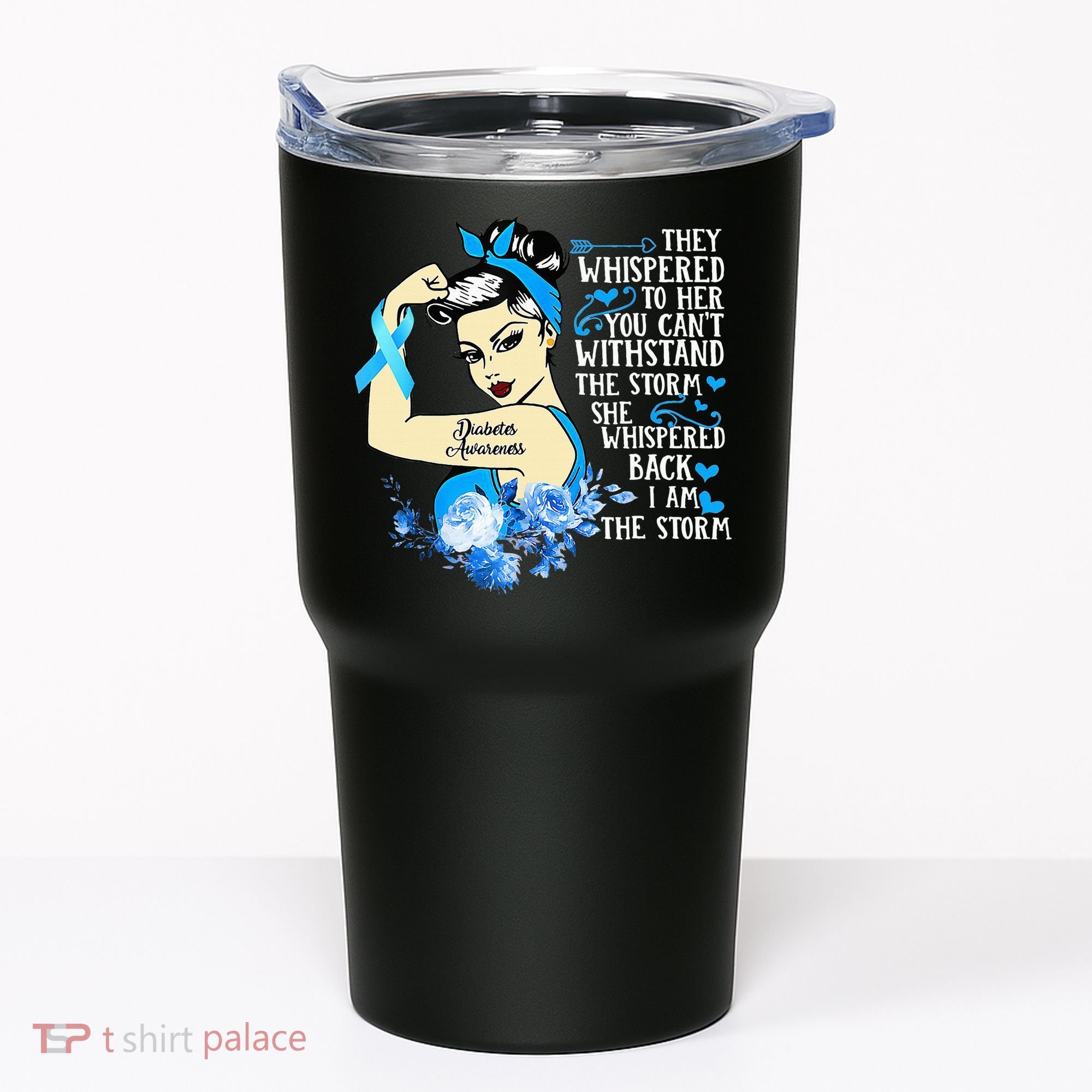 Diabetes Awareness Month For Powerful Warrior Tumbler