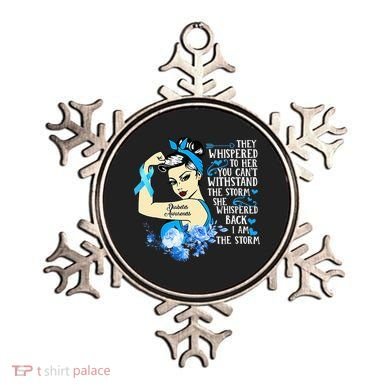 Diabetes Awareness Month For Powerful Warrior Ornament