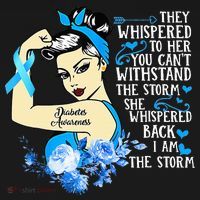 Diabetes Awareness Month For Powerful Warrior Baby Bodysuit thumb 2