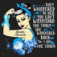 Diabetes Awareness Month For Powerful Warrior Hat thumb 2