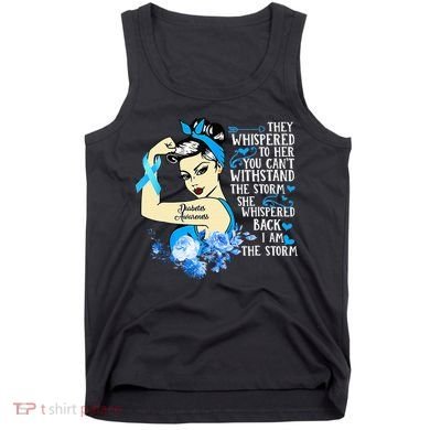 Diabetes Awareness Month For Powerful Warrior Tank Top
