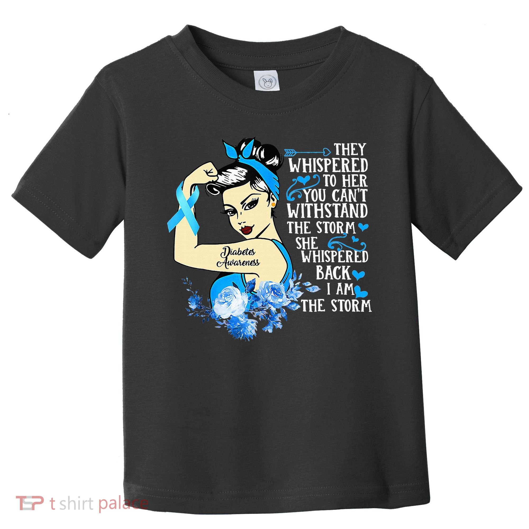 Diabetes Awareness Month For Powerful Warrior Toddler T-Shirt