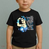 Diabetes Awareness Month For Powerful Warrior Toddler T-Shirt thumb 2