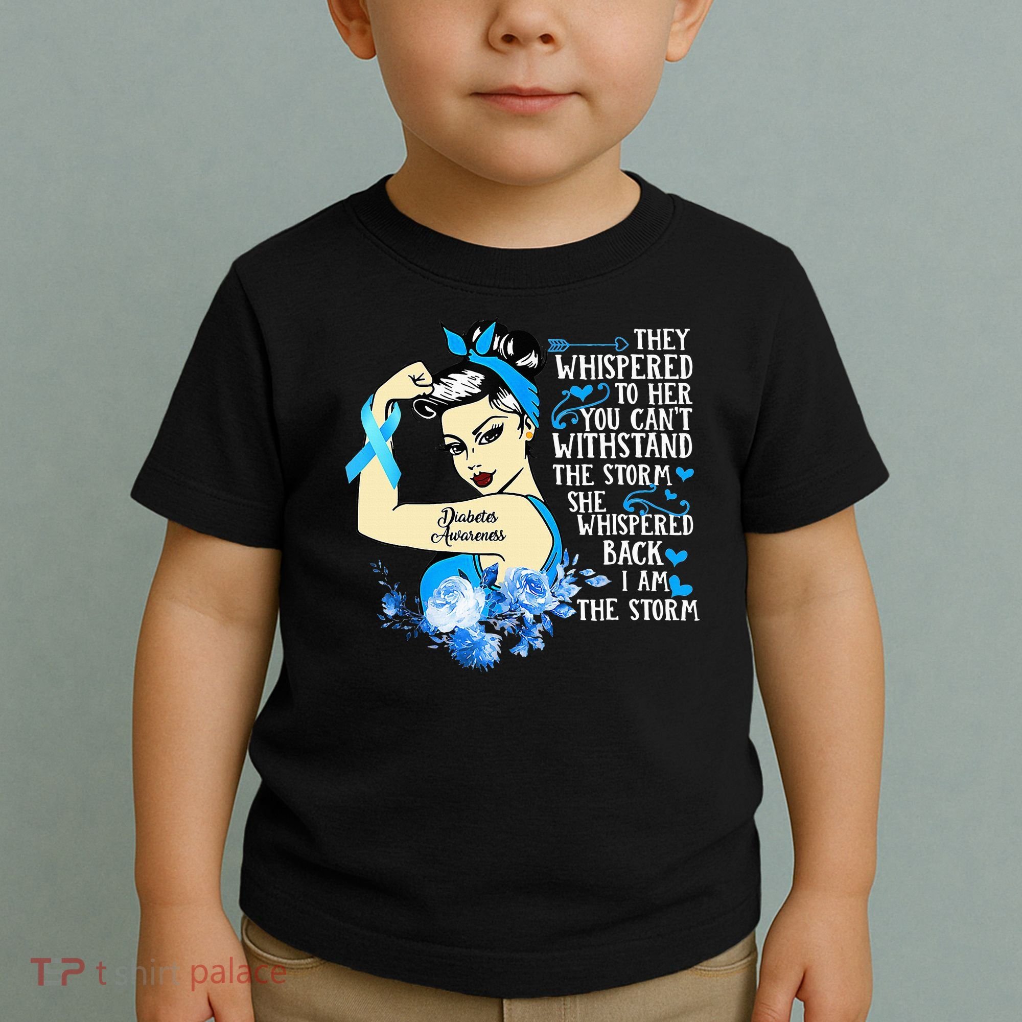 Diabetes Awareness Month For Powerful Warrior Toddler T-Shirt