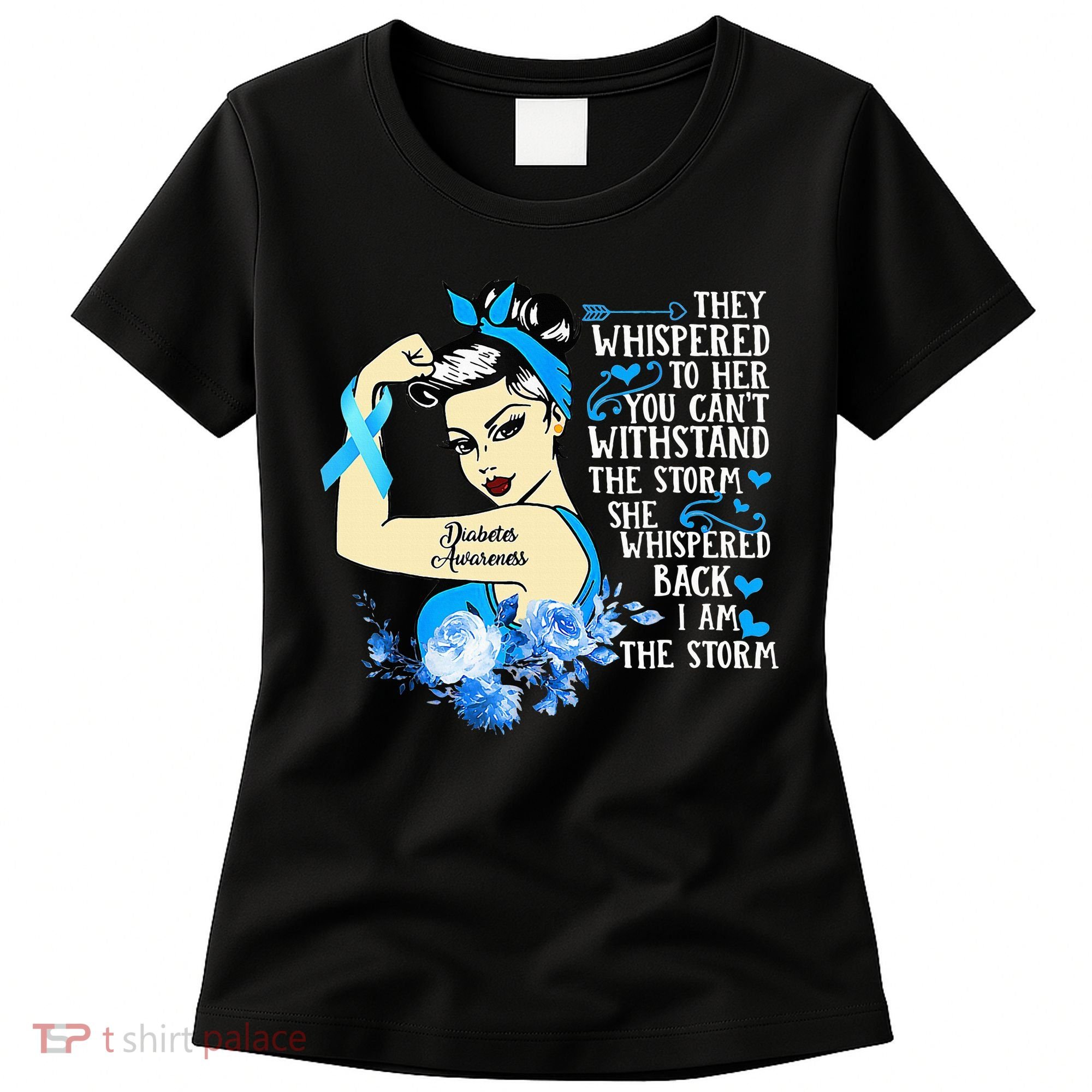 Diabetes Awareness Month For Powerful Warrior Women's T-Shirt