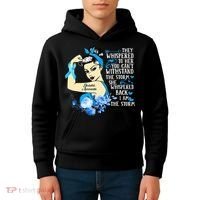 Diabetes Awareness Month For Powerful Warrior Kids Hoodie thumb 4