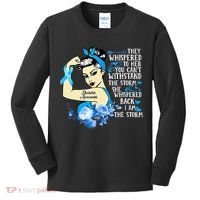 Diabetes Awareness Month For Powerful Warrior Kids Long Sleeve Shirt thumb 0