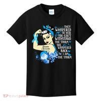 Diabetes Awareness Month For Powerful Warrior Kids T-Shirt thumb 0