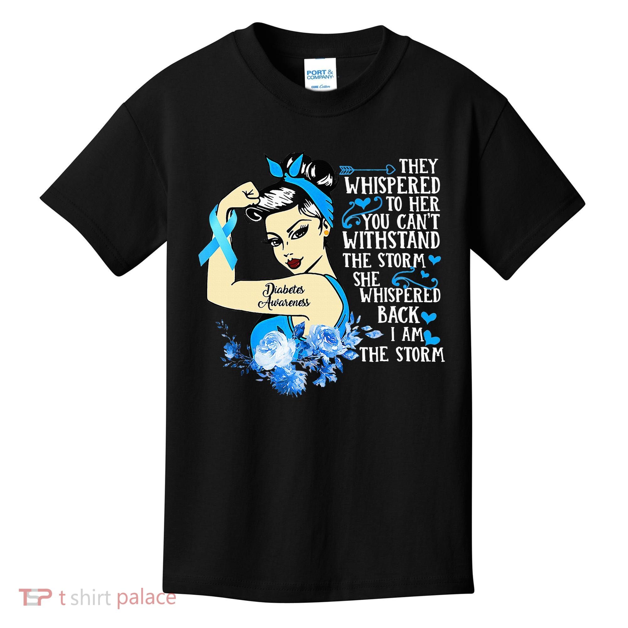 Diabetes Awareness Month For Powerful Warrior Kids T-Shirt