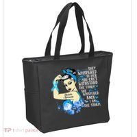 Diabetes Awareness Month For Powerful Warrior Tote Bag thumb 2