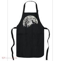 Dachshund And Moon Halloween Dachshund Lovers Pet Owner Apron thumb 0