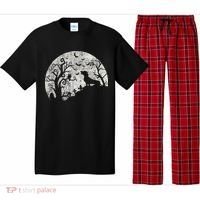 Dachshund And Moon Halloween Dachshund Lovers Pet Owner Pajama Set thumb 0