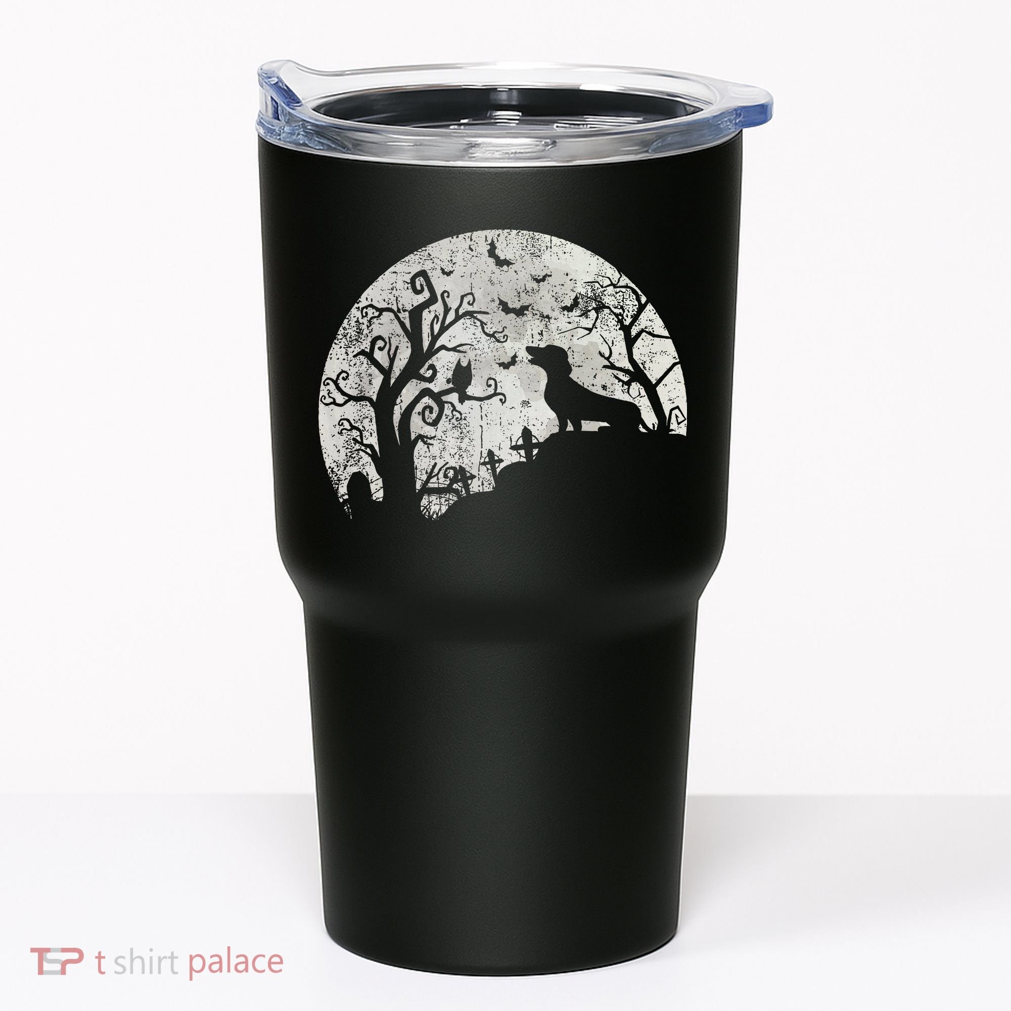 Dachshund And Moon Halloween Dachshund Lovers Pet Owner Tumbler