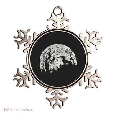 Dachshund And Moon Halloween Dachshund Lovers Pet Owner Ornament