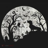 Dachshund And Moon Halloween Dachshund Lovers Pet Owner Ornament thumb 1