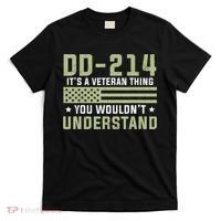 DD-214 Alumni Military Veteran Vintage American Fla T-Shirt thumb 0