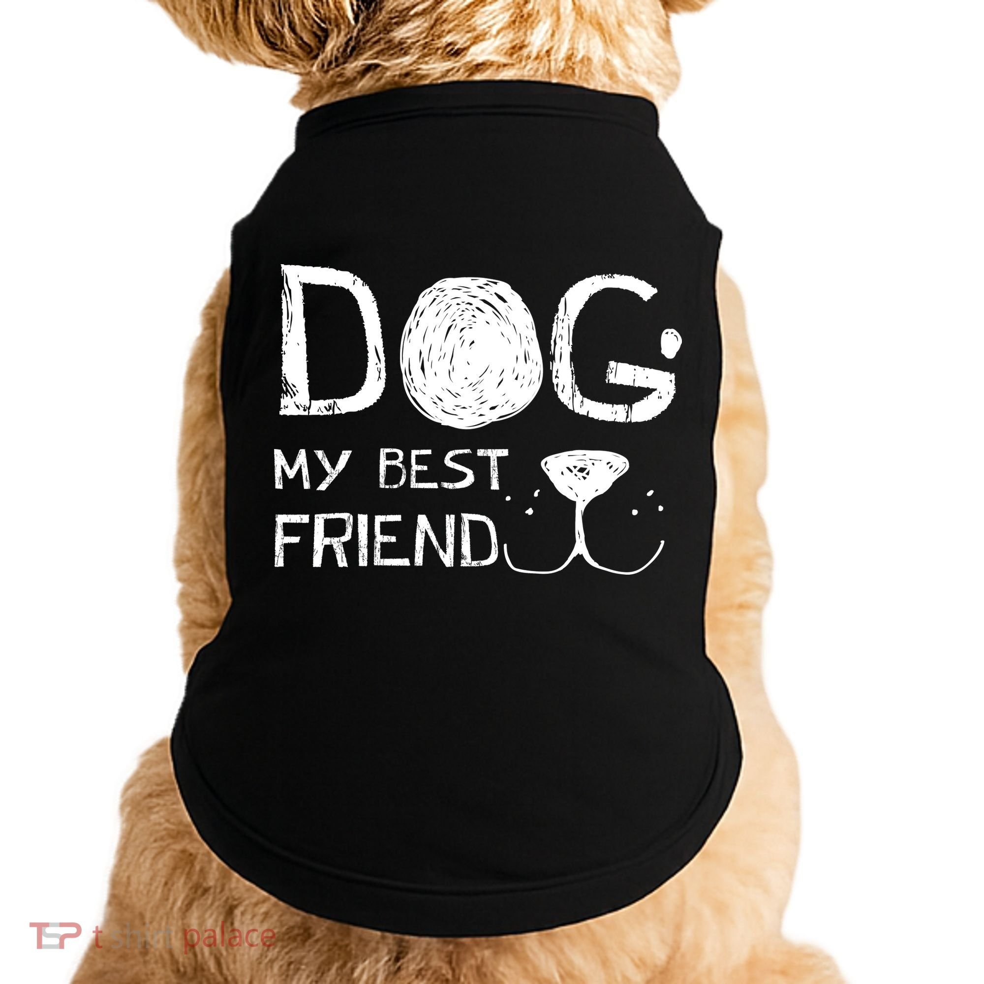 Dogs Are My Best Friend Doggie Tank