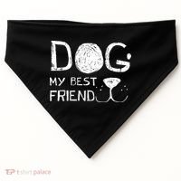 Dogs Are My Best Friend USA-Made Doggie Bandana thumb 0