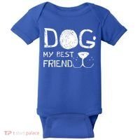 Dogs Are My Best Friend Baby Bodysuit thumb 0