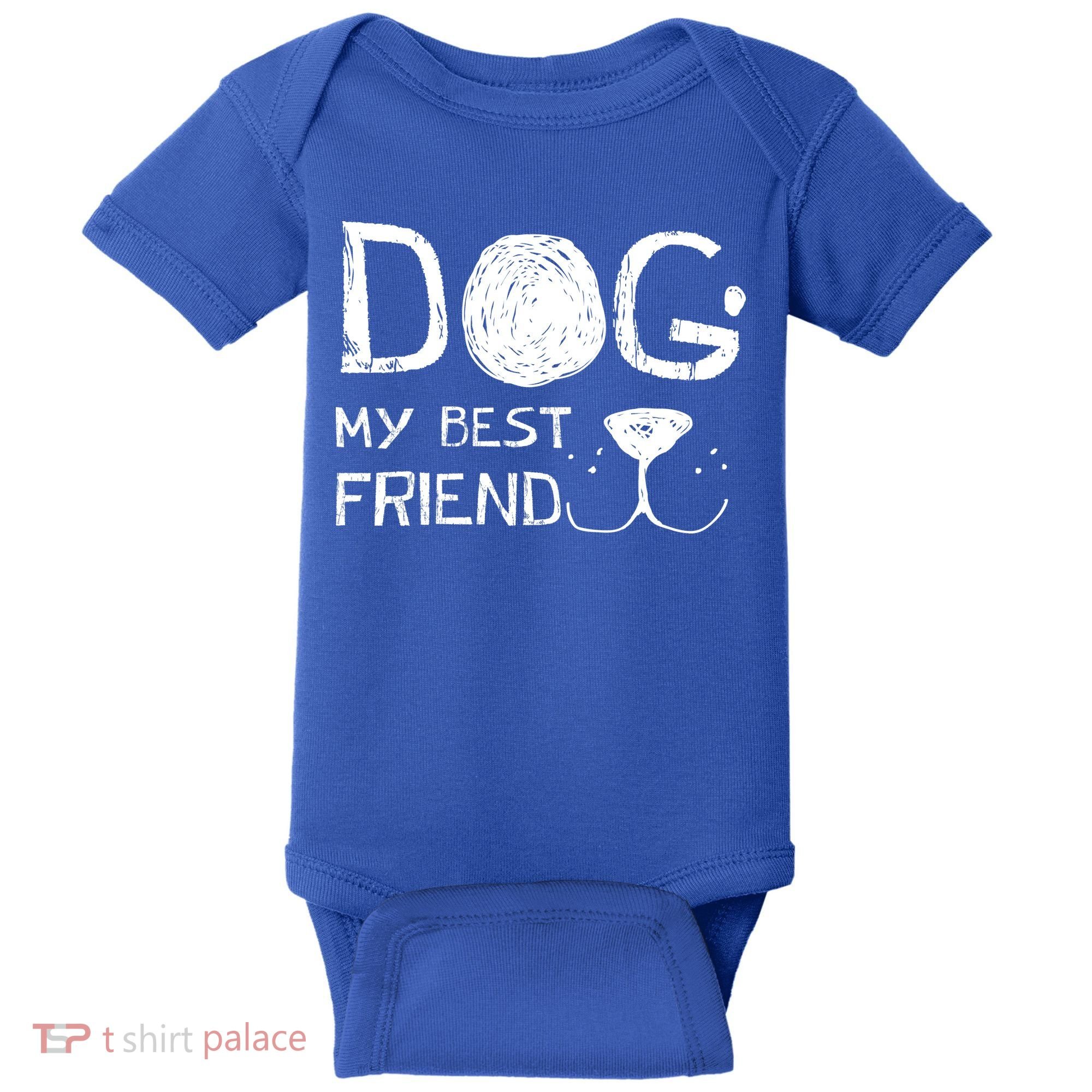 Dogs Are My Best Friend Baby Bodysuit