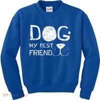 Dogs Are My Best Friend Kids Sweatshirt thumb 0