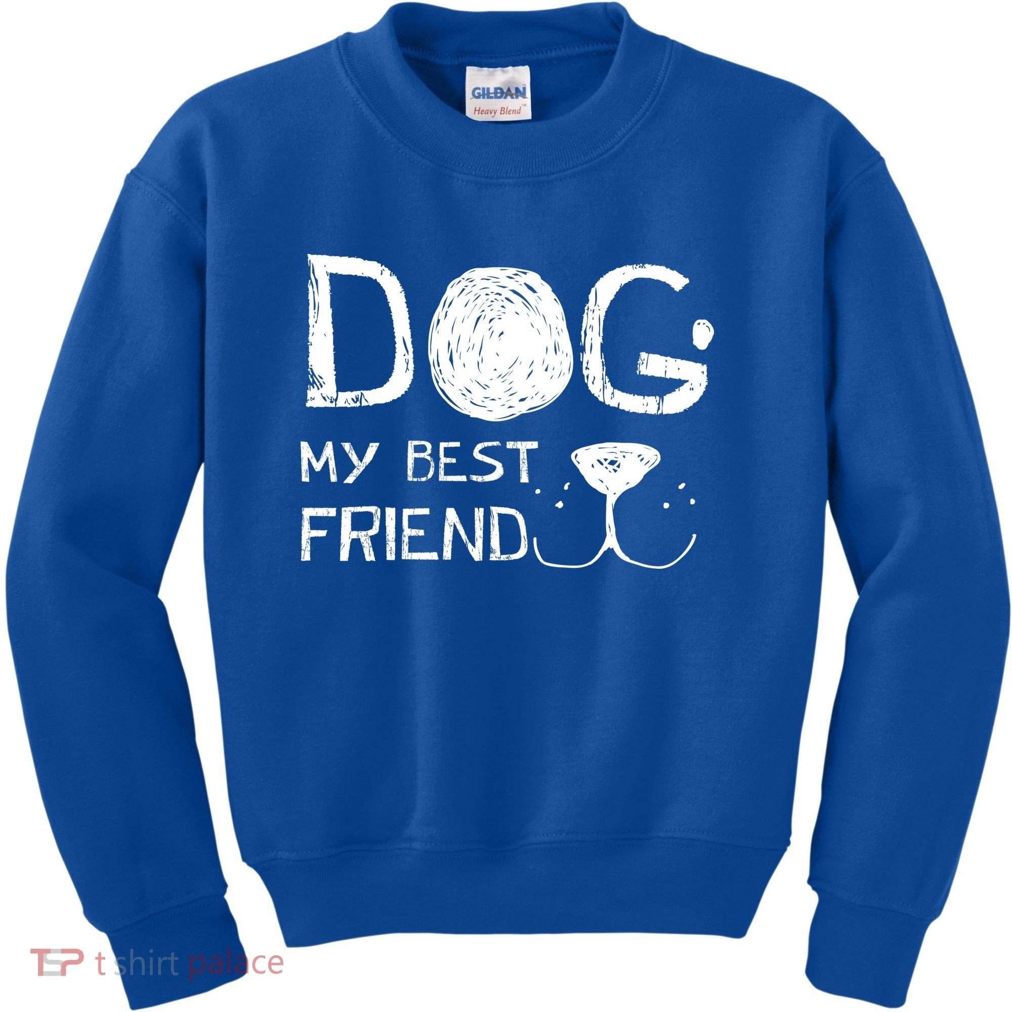 Dogs Are My Best Friend Kids Sweatshirt