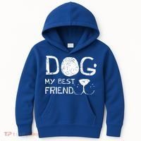 Dogs Are My Best Friend Kids Hoodie thumb 0