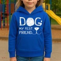 Dogs Are My Best Friend Kids Hoodie thumb 3