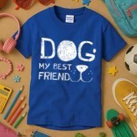 Dogs Are My Best Friend Kids T-Shirt thumb 3