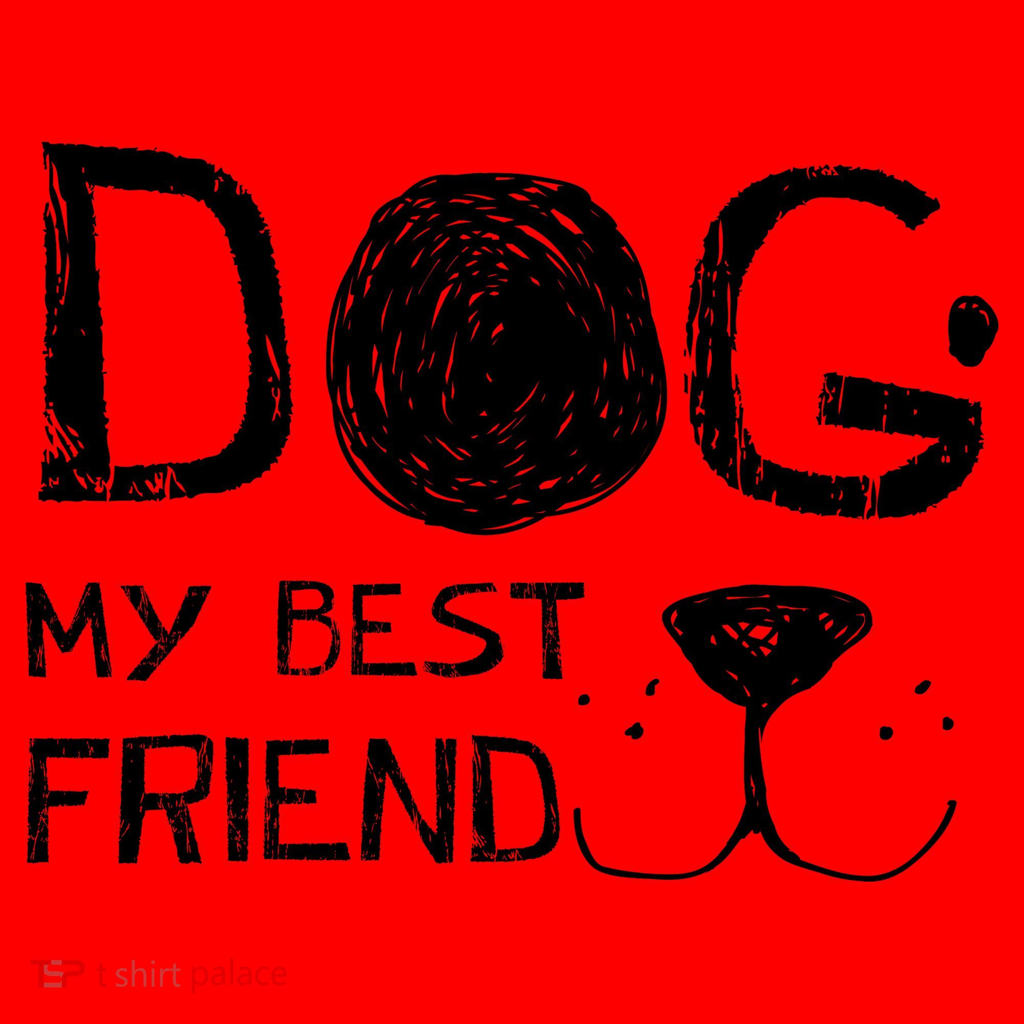 Dogs Are My Best Friend Santa Hat