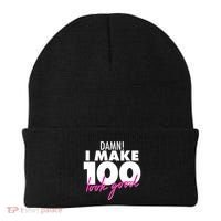 Damn! I Make 100 Look Good Birthday Beanie thumb 0