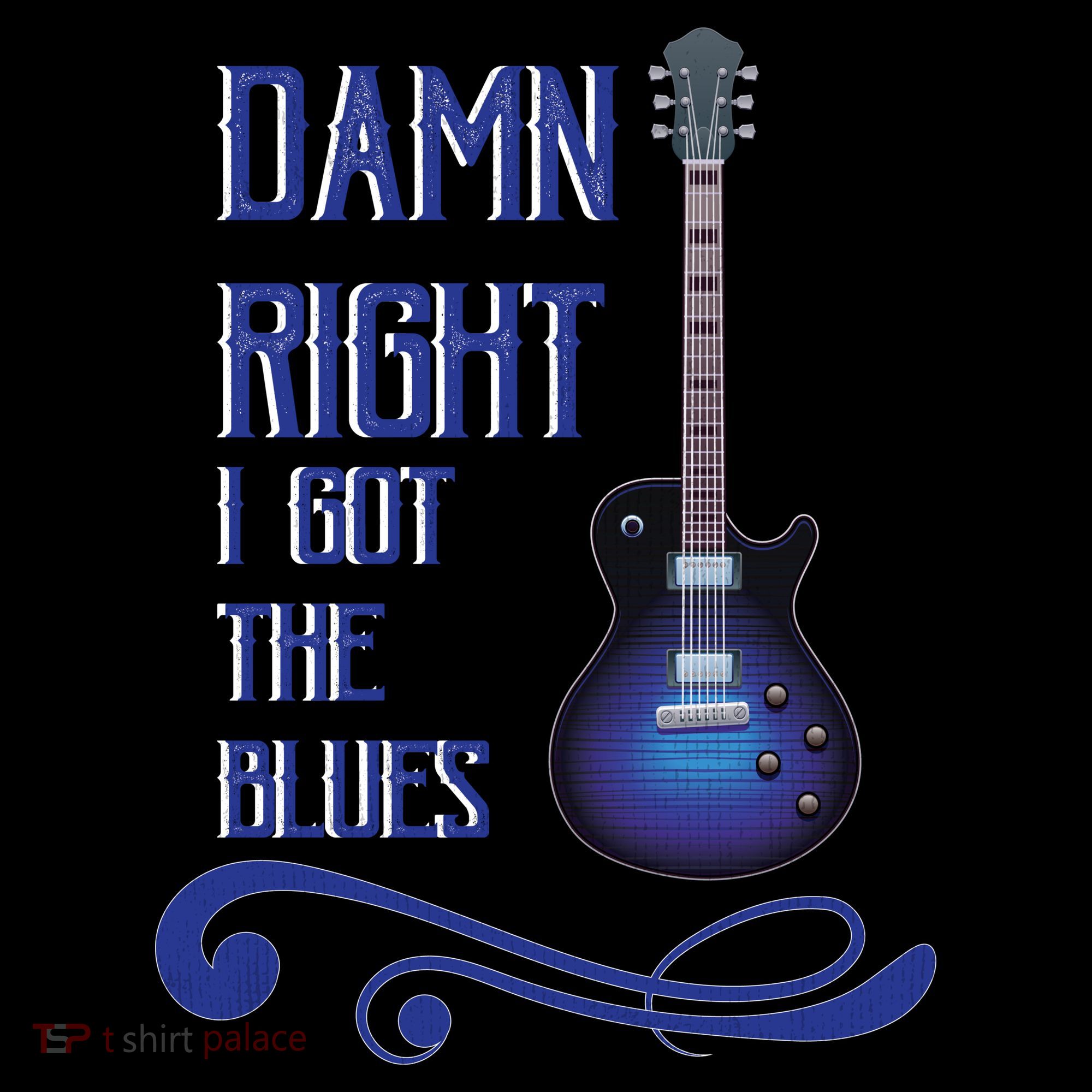 Damn Right I Got The Blues Guitar Coffee Mug