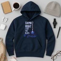 Damn Right I Got The Blues Guitar Hoodie thumb 3