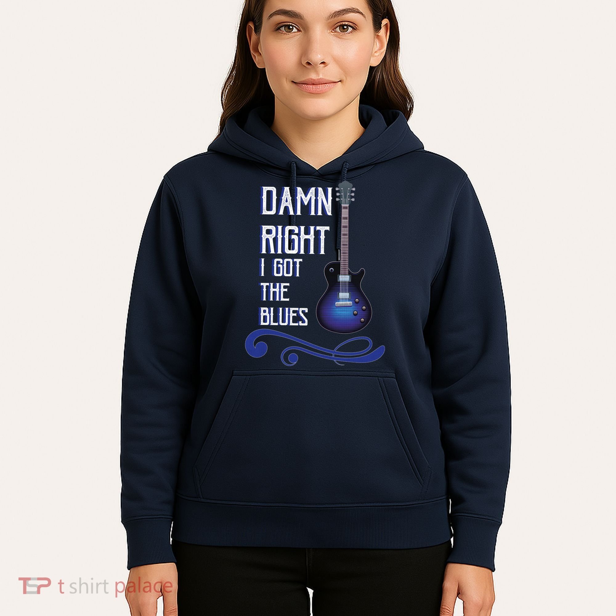 Damn Right I Got The Blues Guitar Hoodie