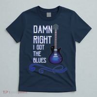 Damn Right I Got The Blues Guitar T-Shirt thumb 5