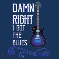 Damn Right I Got The Blues Guitar Women's Tank Top thumb 5