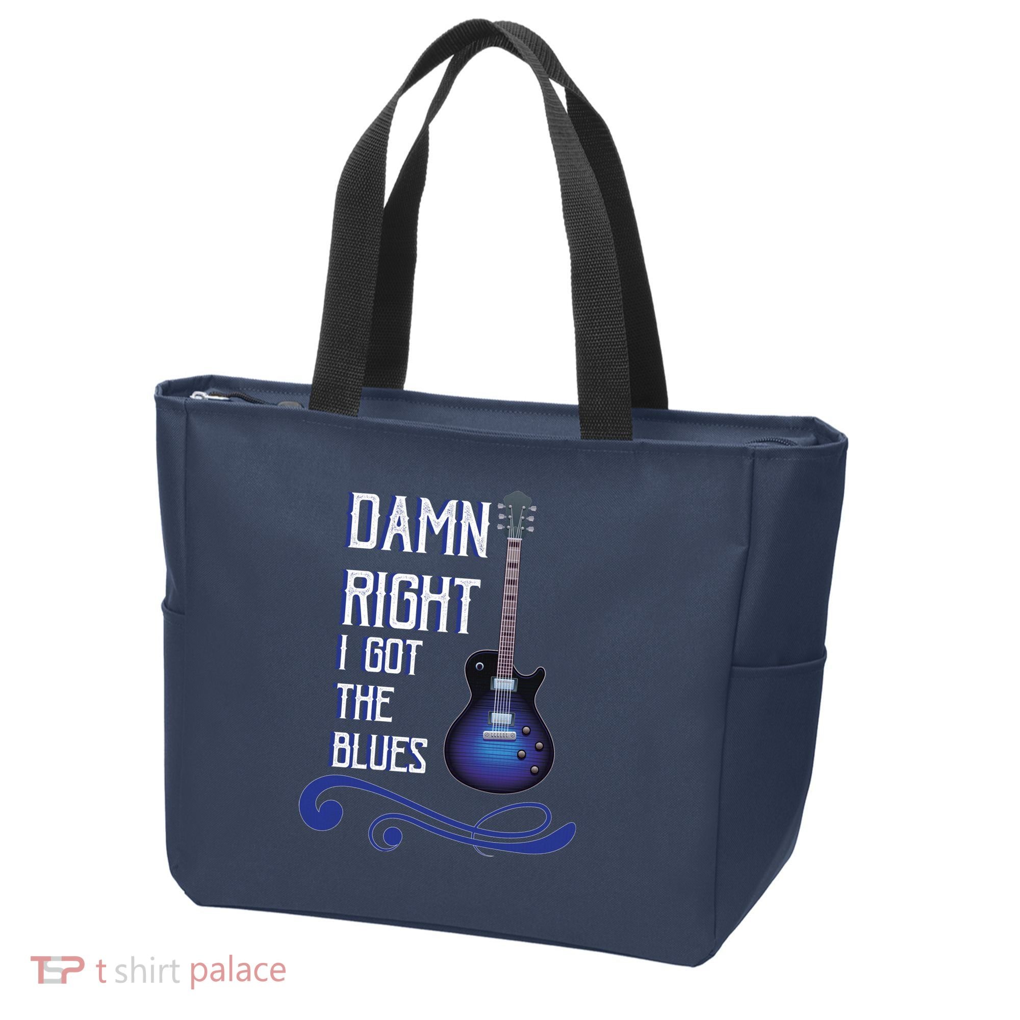 Damn Right I Got The Blues Guitar Tote Bag