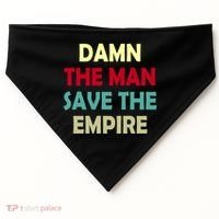 Damn The Man Save The Empire USA-Made Doggie Bandana thumb 0
