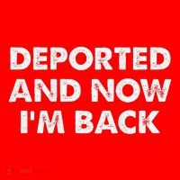 Deported And Now IM Back Funny Santa Hat thumb 1