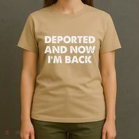 Deported And Now IM Back Funny T-Shirt thumb 4