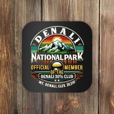 Denali Alaska National Park Official Memeber Coaster