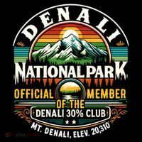 Denali Alaska National Park Official Memeber Women's Hoodie thumb 2