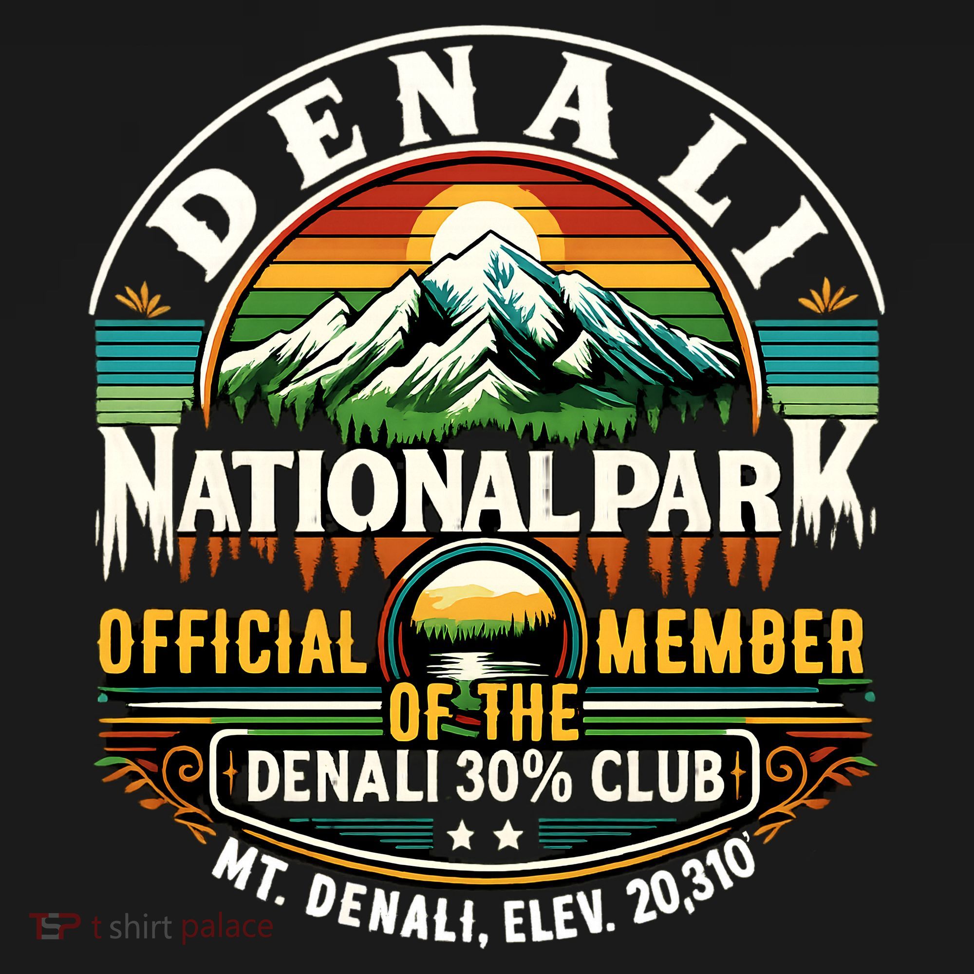 Denali Alaska National Park Official Memeber Mousepad