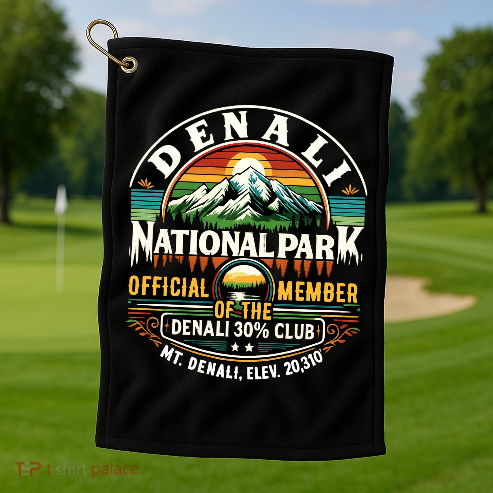 Denali Alaska National Park Official Memeber Golf Towel
