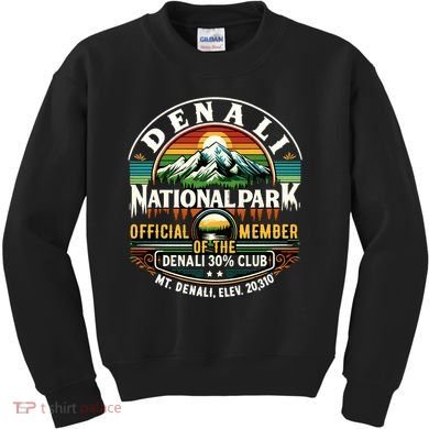 Denali Alaska National Park Official Memeber Kids Sweatshirt