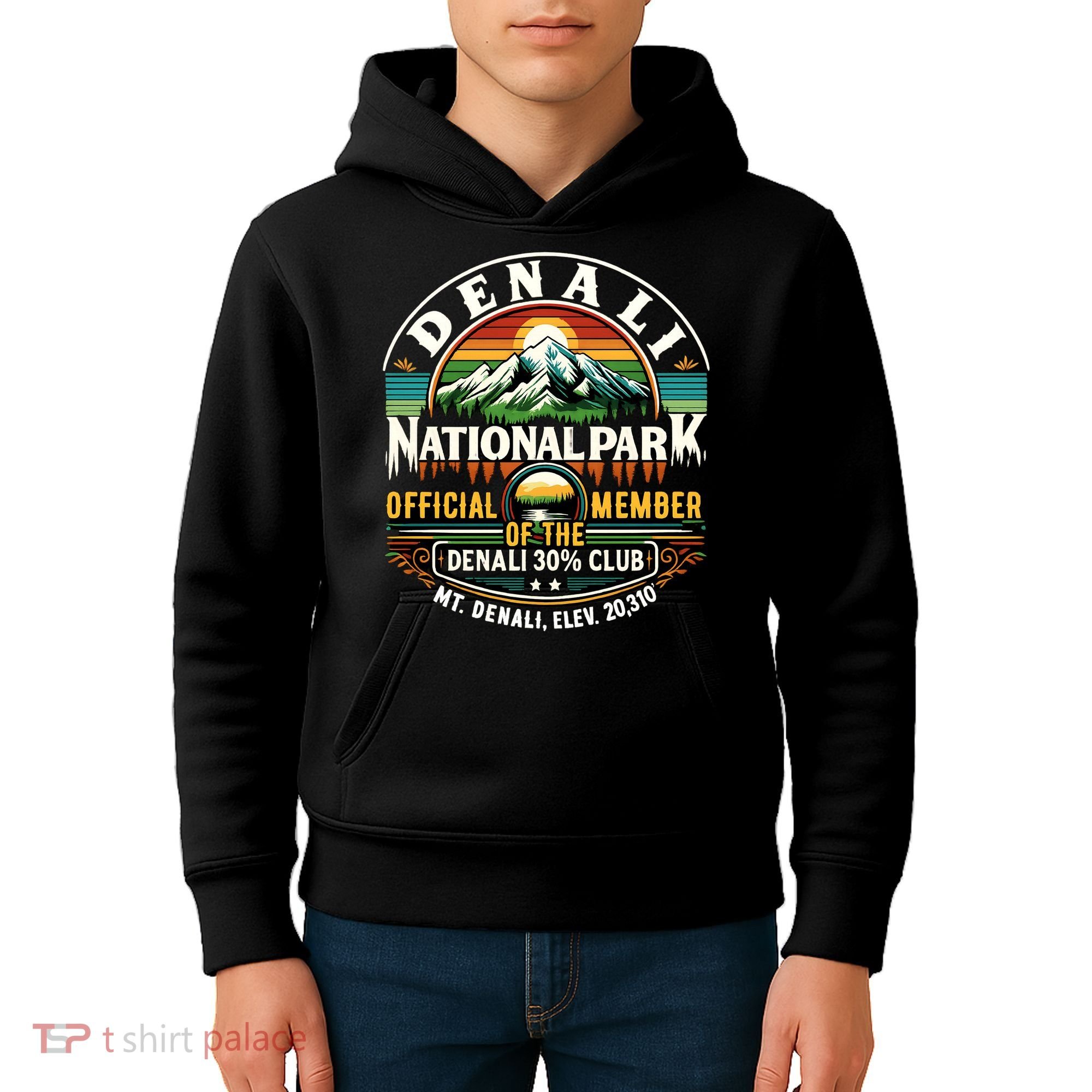 Denali Alaska National Park Official Memeber Kids Hoodie