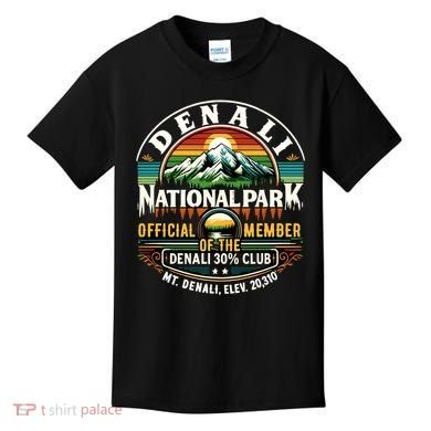 Denali Alaska National Park Official Memeber Kids T-Shirt
